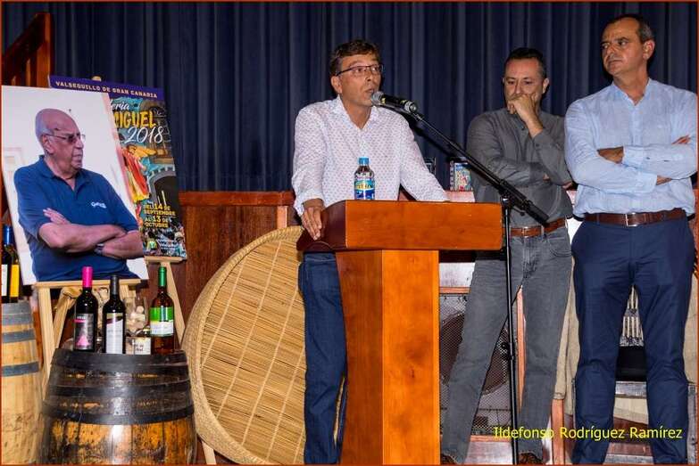 Momento del acto de este miércoles en Valsequillo (Foto Ildefonso Rodríguez)
